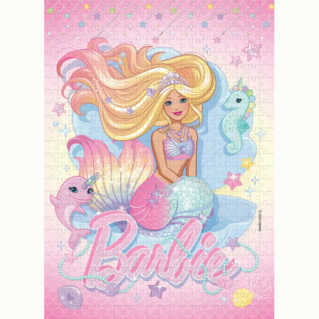 จิ๊กซอว์กล่อง Barbie Fantary 500 ชิ้น ลายนางเงือกแสนสวย